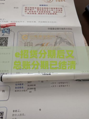 e招贷分期后又总账分期