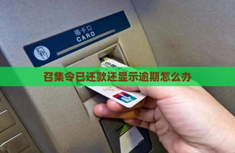 召集令已还款还显示逾期怎么办