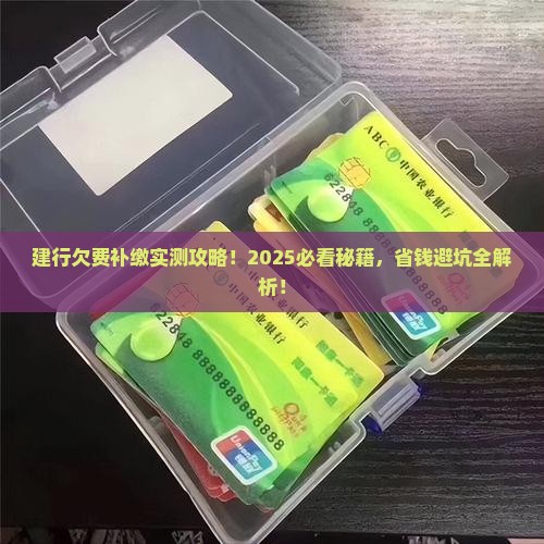 建行欠费补缴详细步骤是什么