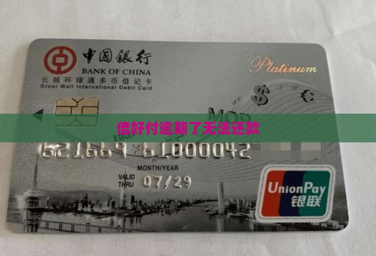倍好付逾期了不能还款