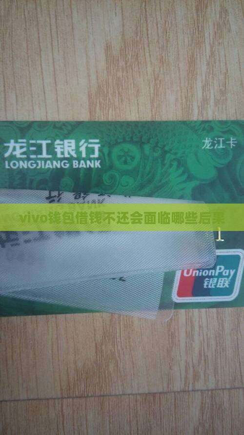 vivo钱包借钱不还会面临哪些后果