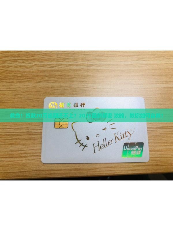 贷款20万逾期还不上怎么解决