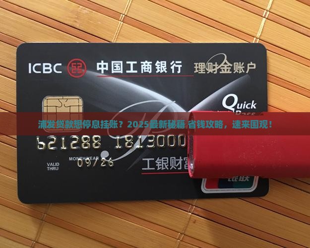 浦发贷款能申请停息挂账嘛