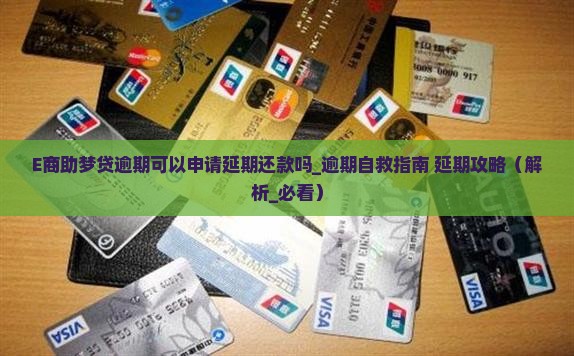 E商助梦贷逾期可以申请延期还款吗