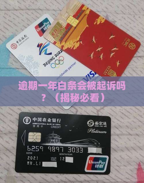 白条逾期一年会起诉吗吗如何应对