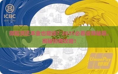 微粒贷还本金可以协商吗