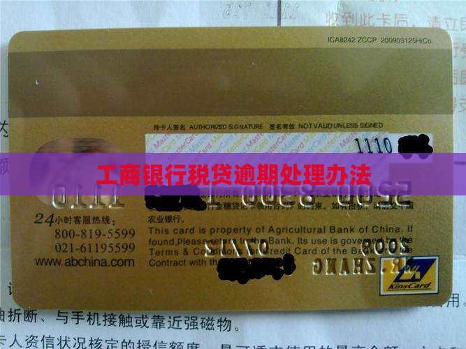 工行税贷逾期如何处理