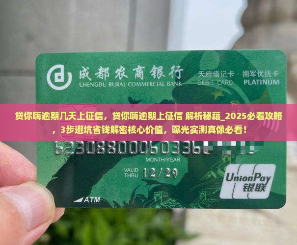 贷你嗨逾期几天上征信