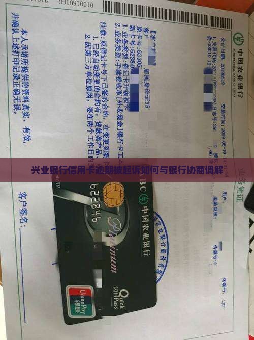 兴业银行信用卡被起诉如何跟银行调解