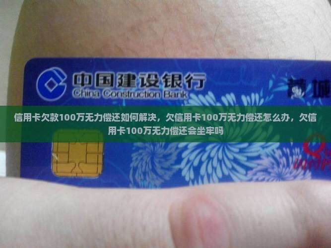 信用卡欠款100万无力偿还如何解决