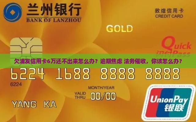 欠浦发信用卡6万还不出来怎么办