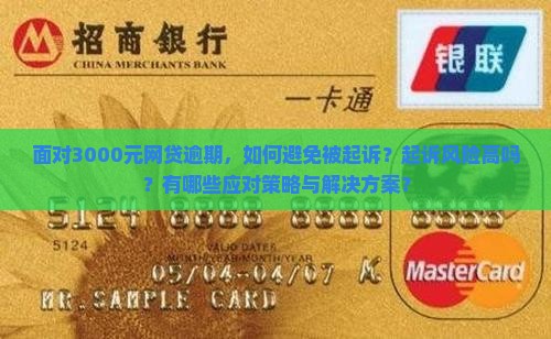 3000块网贷会被起诉吗怎么应对