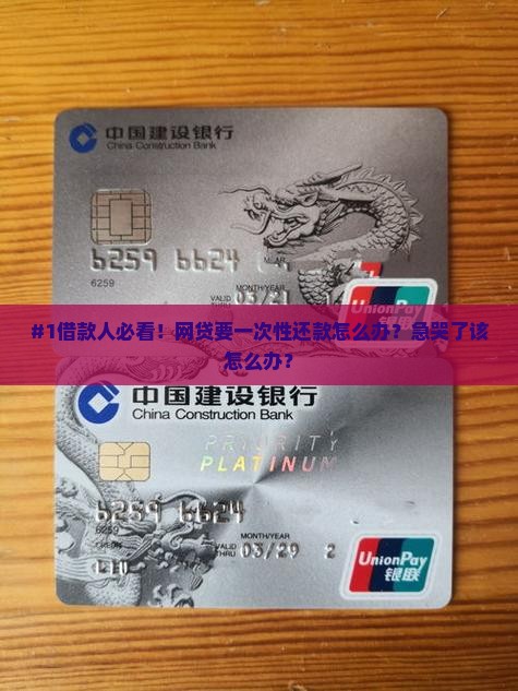 网贷一次性还款如何协商