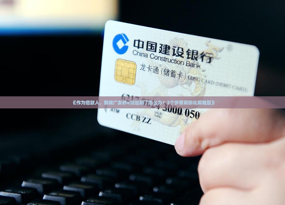 广发秒e贷逾期分期还款规则解析