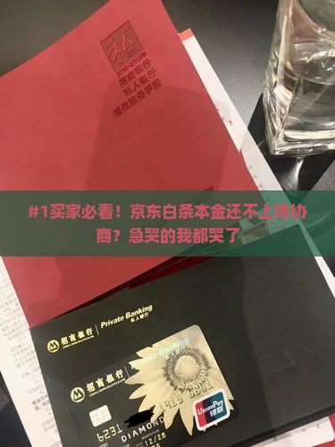 京东白条怎么协商本金还款协商和处理方法