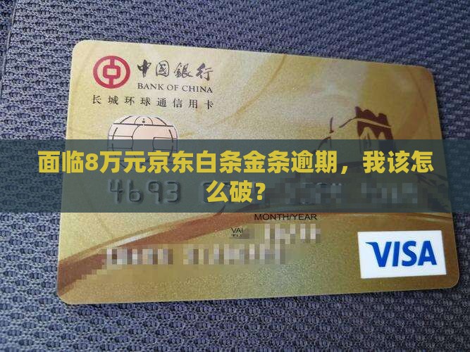 京东白条金条欠款8万逾期应该怎么办