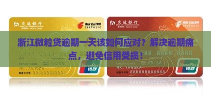 浙江微粒贷逾期一天后怎么处理