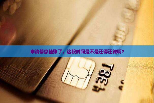 申请停息挂账期间是否需要还钱