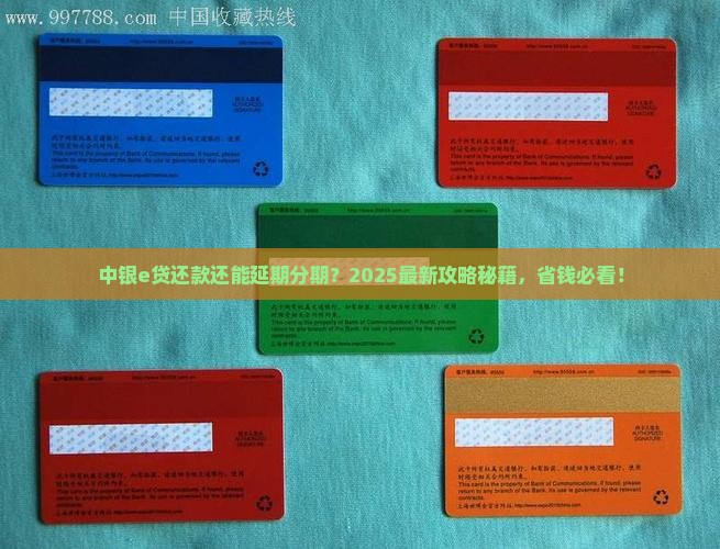 中银e贷延期分期还款规定
