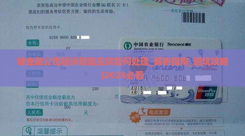 被金融公司起诉短信应该如何处理