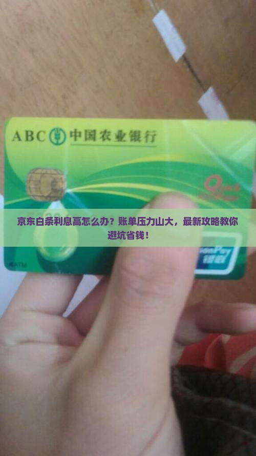 京东白条利息高怎么办
