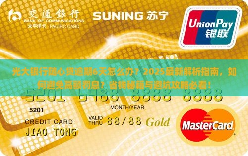 光大银行随心贷逾期6天怎么办