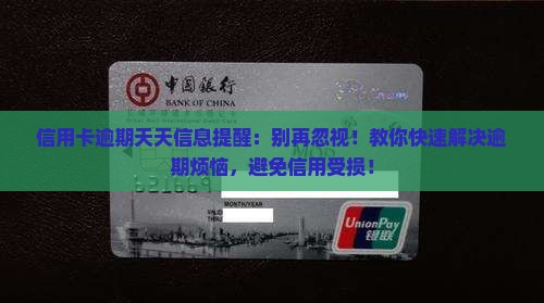 信用卡逾期天天信息提醒