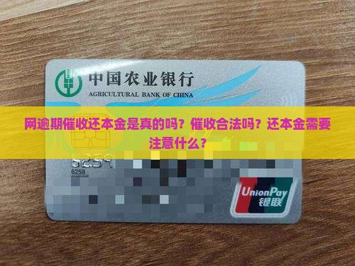 网逾期催收还本金是真的吗