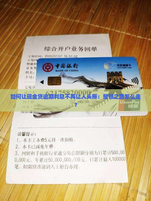 现金贷逾期利息如何整顿