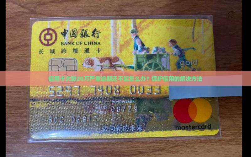 信用卡欠款20万严重逾期怎么办