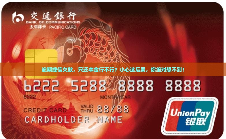 捷信逾期可不可以只还欠款的后果是什么
