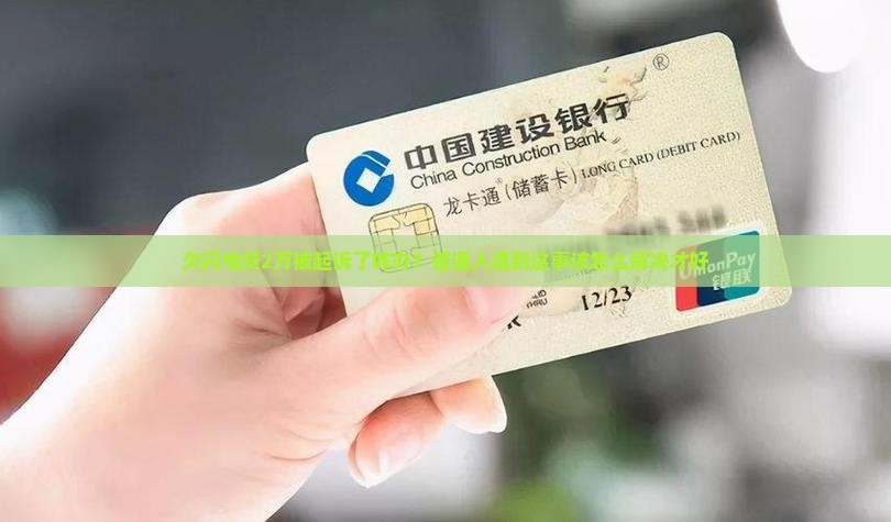 欠闪电贷2万被起诉怎么办