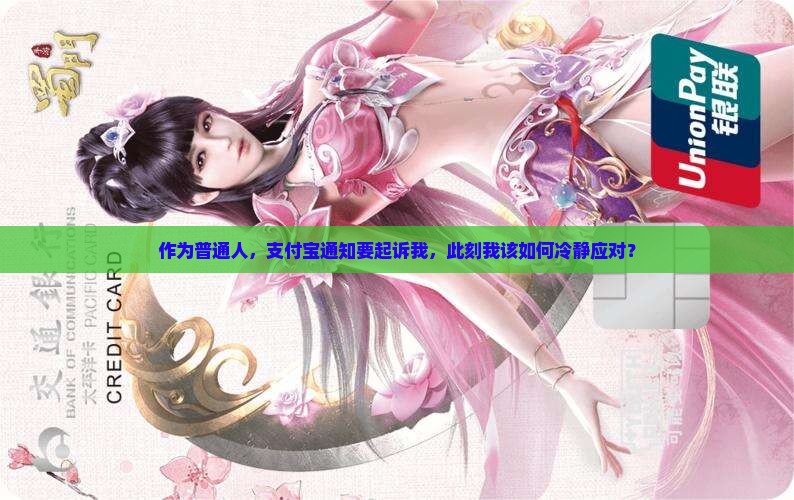 支付宝说起诉我该怎么办处理