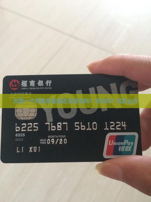 欠款一个月要求全额还清