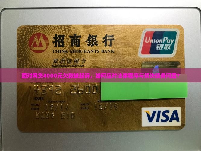 网贷欠4000元被起诉应该怎么处理