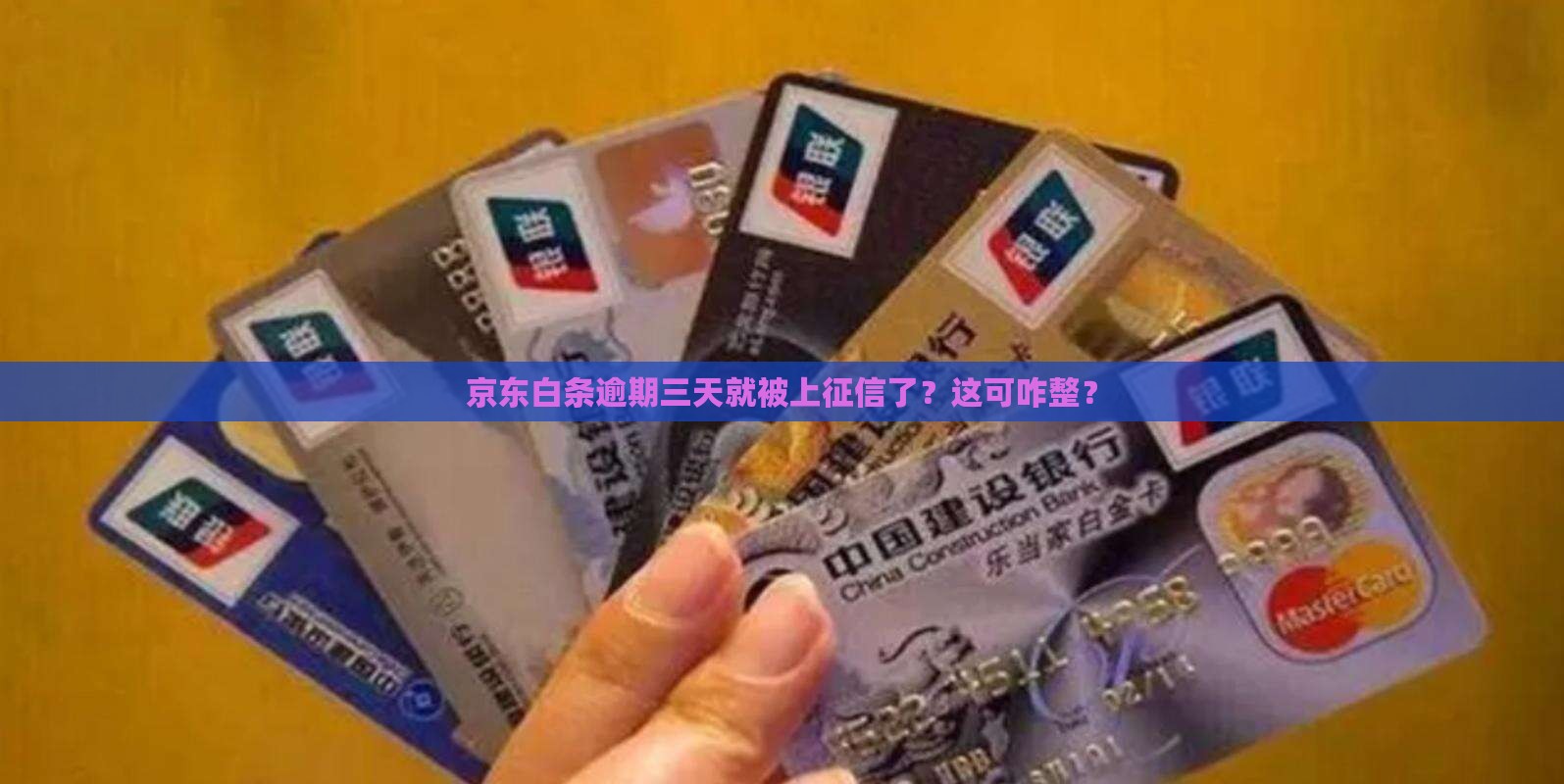 京东白条逾期3天上征信了