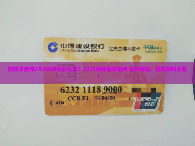 微粒贷逾期2万4天利息计算公式详解
