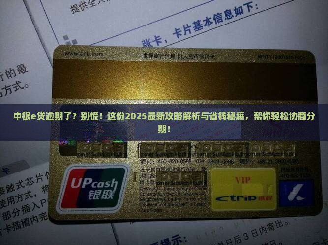 中银e贷逾期怎么协商分期