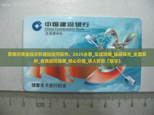 蒙商消费金融诉前通知如何操作