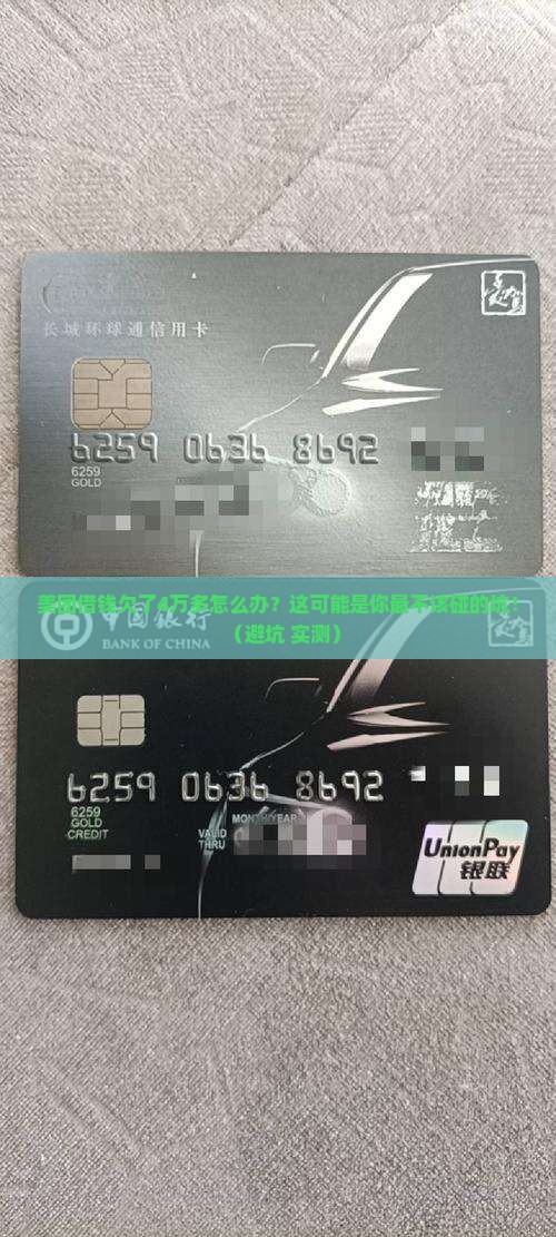 美团借钱欠了4万多该怎么办