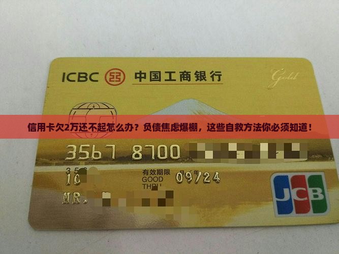 信用卡欠2万还不起怎么办