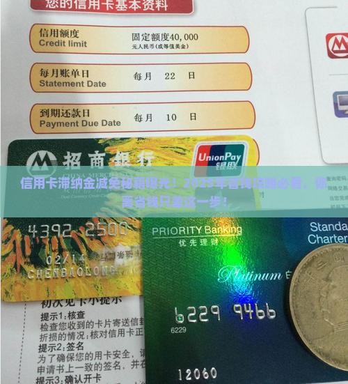 信用卡滞纳金怎么申请减免