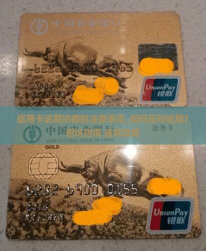 信用卡逾期协商的注意事项