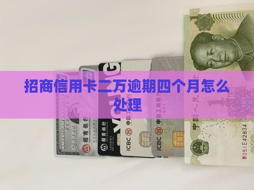 招商信用卡二万逾期四个月怎么处理