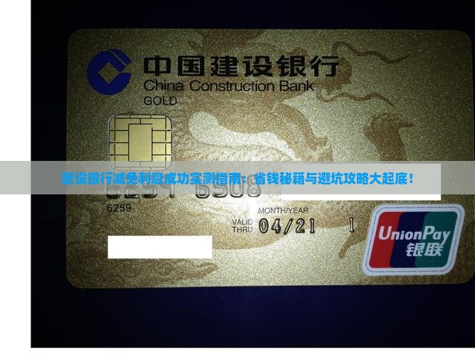 建设银行减免利息成功的具体操作步骤是什么