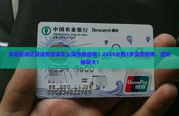 阜阳延期还款法务咨询详细流程解析