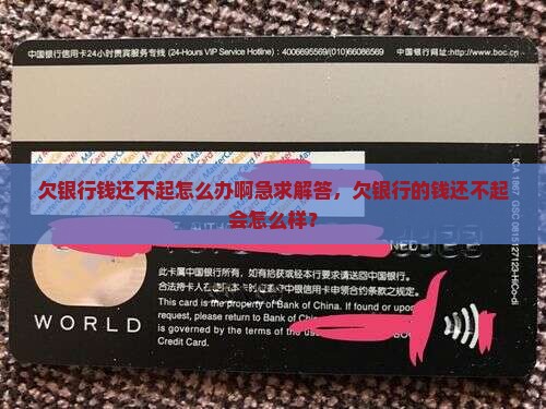 欠银行钱还不起怎么办啊急求解答