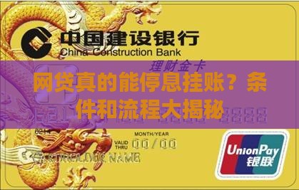 网贷同意停息挂账的条件和流程