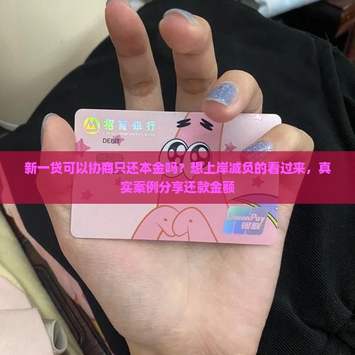 新一贷可以协商只还本金吗还款金额是多少 新一贷可以协商只还本金吗还款金额是多少