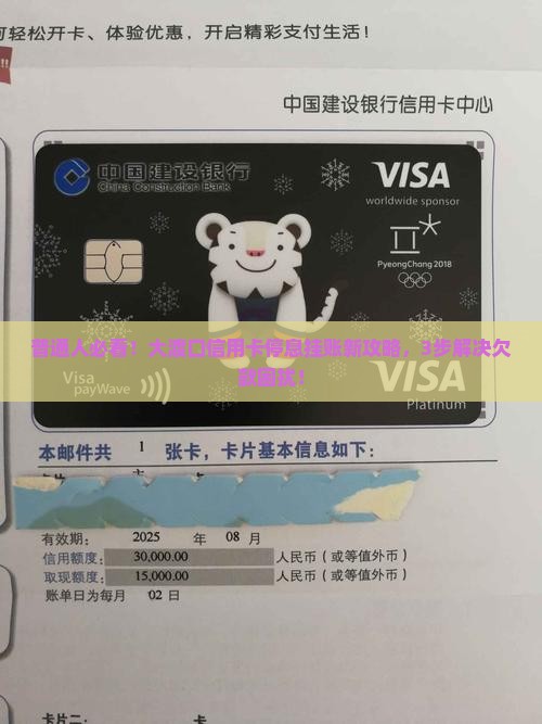 大渡口信用卡停息挂账申请办法最新